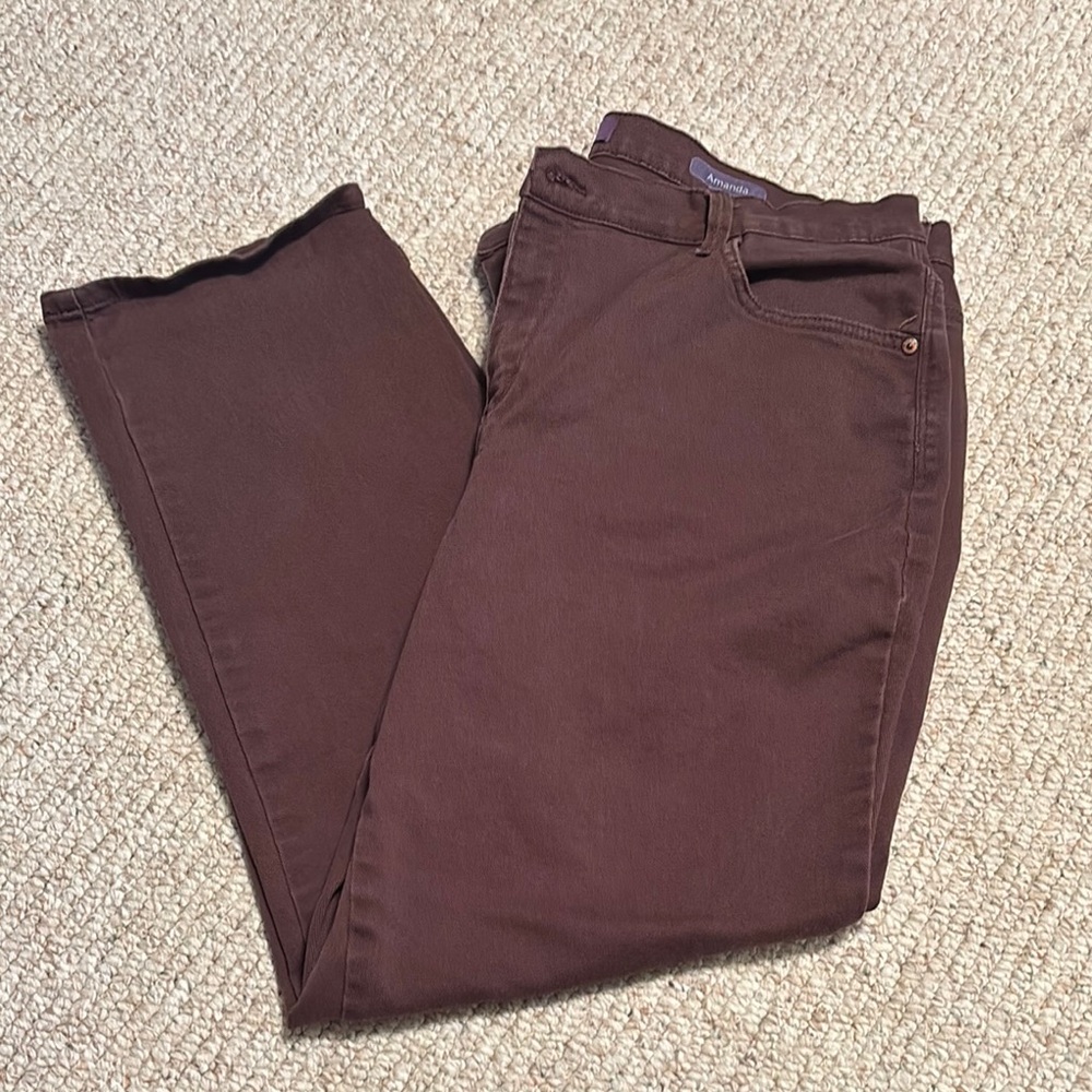 Gloria Vanderbilt Women's Brown Jeans